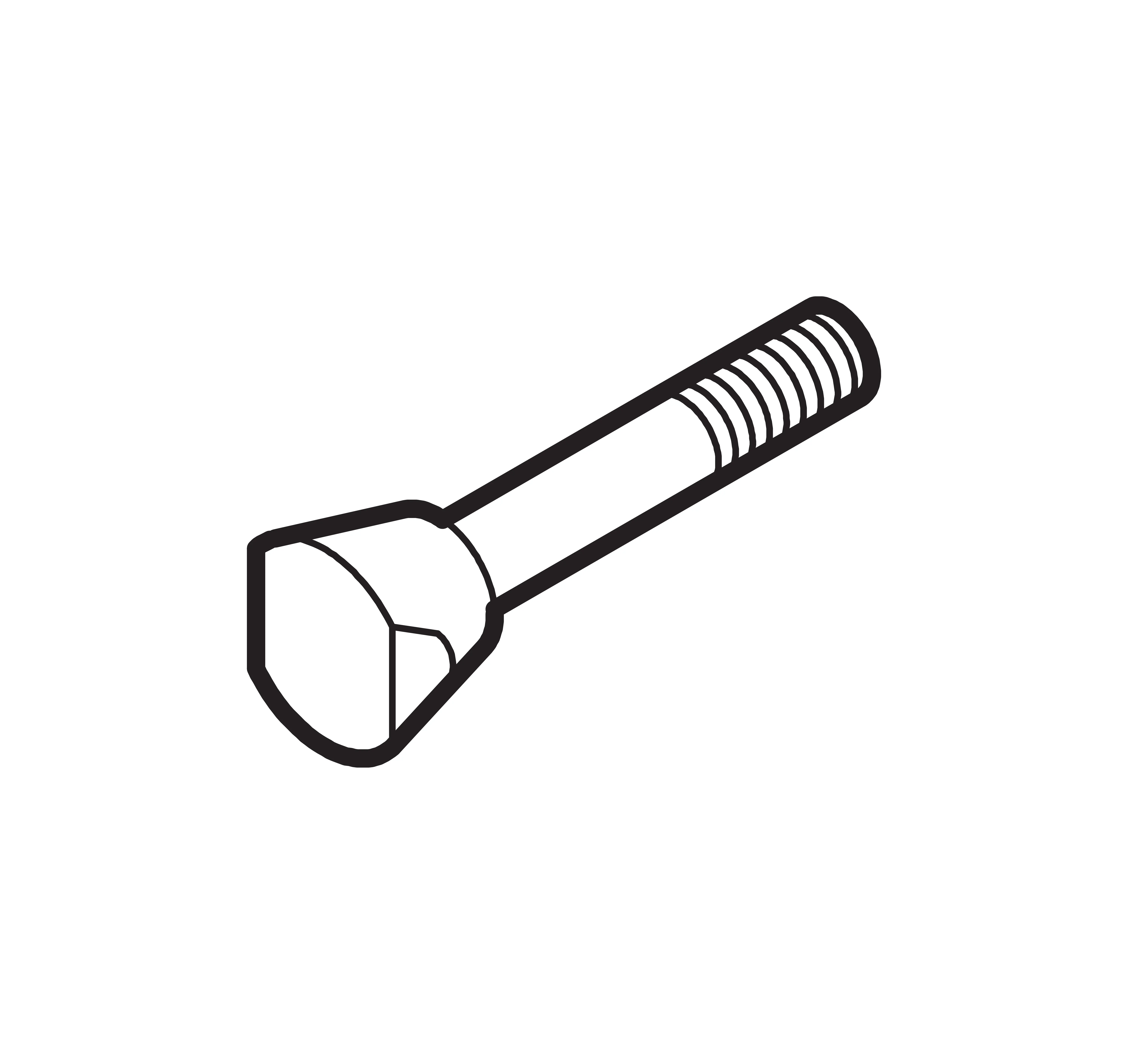 Bolt - Latch retainer - R092 498